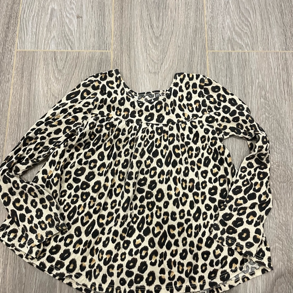Leopard Print Girl’s Top
